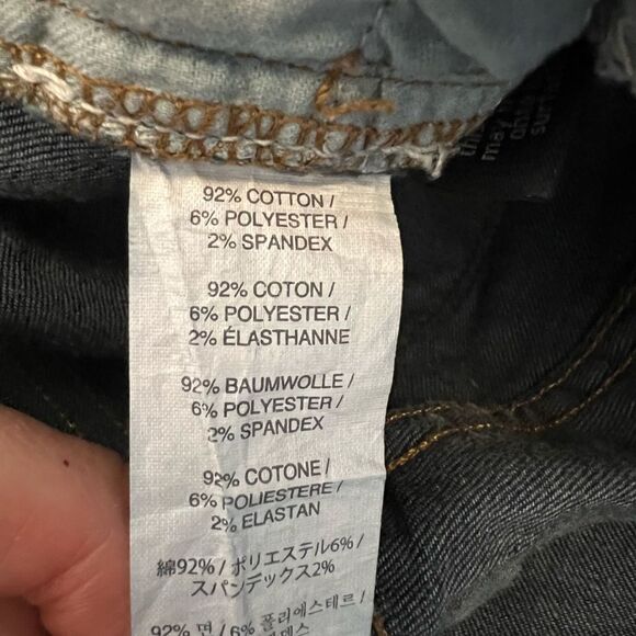 J CREW Toothpick Stretch Mid Rise Dark Wash Denim Jean 24 - Picture 11 of 11
